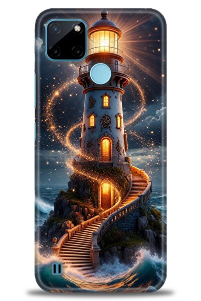 realme C21Y Compatible A+ Plus Case + Ceramic Unbreakable Screen Protector - 232