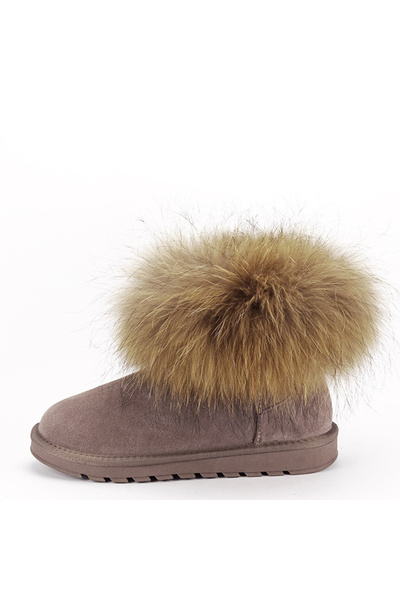 SOFILINE Χακί μπότες από γνήσιο δέρμα με γούνα Carina 19