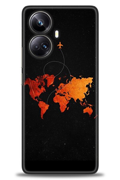 realme حافظة متوافقة مع 10 برو بلس + واقي شاشة سيراميك غير قابل للكسر - 384