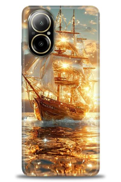 realme حافظة A+ Plus متوافقة مع 12 Lite 4G + واقي شاشة سيراميك غير قابل للكسر...