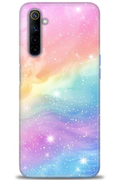 realme 6 حافظة متوافقة مع A+ Plus + واقي شاشة من السيراميك غير قابل للكسر - 422