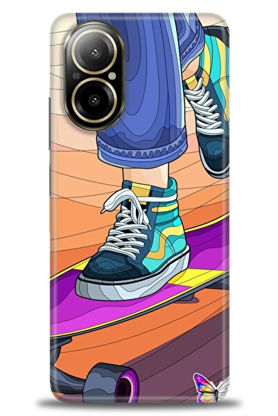 realme حافظة A+ Plus متوافقة مع 12 Lite 4G + واقي شاشة سيراميك غير قابل للكسر...