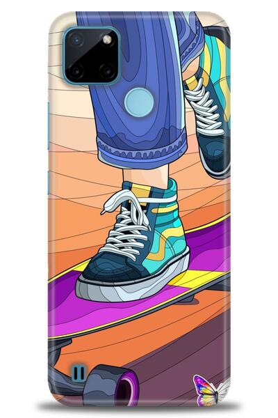 realme حافظة متوافقة مع A+ Plus + واقي شاشة من السيراميك غير قابل للكسر - 446