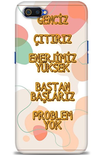 kılıfevreni غطاء A+ Plus متوافق مع هاتف Realme C2 HD مطبوع - غطاء سيليكون مصم...