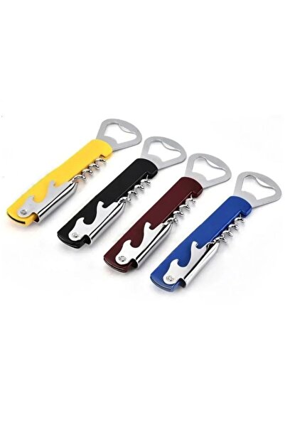 Fİ HOME Paslanmaz Çelik Tirbuşon Açacak Şarap Gazoz Açacağı