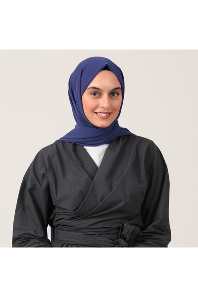 ipekistanbul Şifon Şal - Gece Mavisi