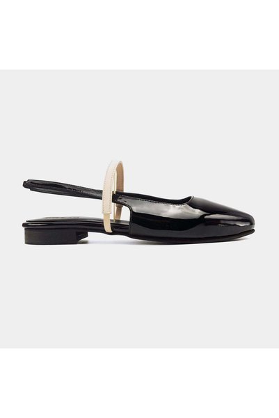 Delilah Genuine Leather MaryJane Ballet Flats