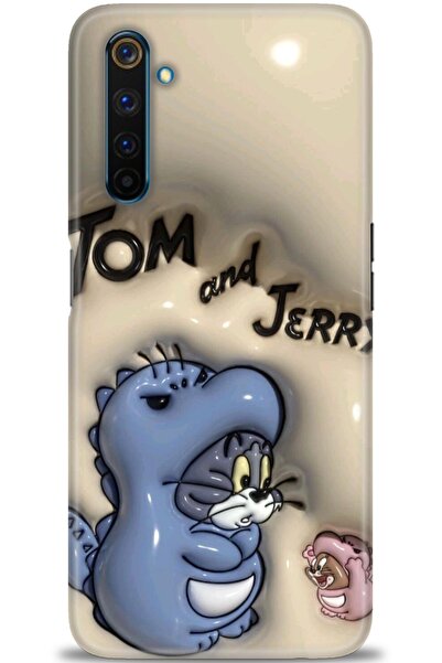 realme حافظة متوافقة مع 6 برو A+ بلس + واقي شاشة سيراميك غير قابل للكسر - 117