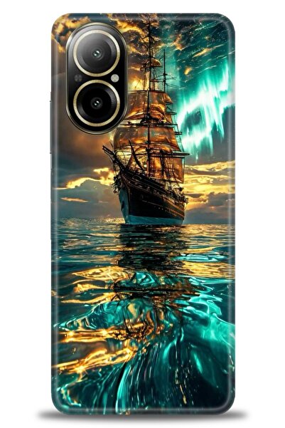 realme حافظة A+ Plus متوافقة مع 12 Lite 4G + واقي شاشة سيراميك غير قابل للكسر...