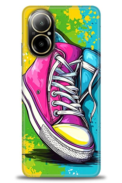 kılıfevreni جراب A+ Plus متوافق مع هاتف Realme 12 Lite 4G + واقي شاشة سيراميك...