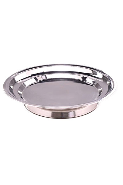 Smart Kitchen طبق تقديم أرز من الألستانلس استيل بقاعدة 30 سم