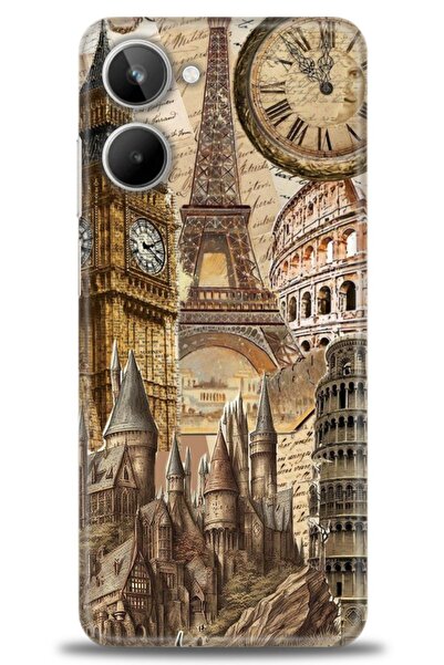 realme 10 4G Uyumlu A+ Plus Kılıf realmi + SERAMİK KIRILMAZ EKRAN KORUYUCU - 263