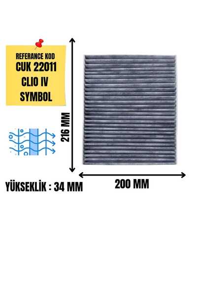 SP CLİO IV ( CLİO 4 ) POLEN FİLTRESİ