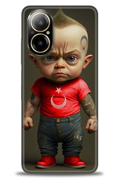 kılıfevreni جراب A+ Plus متوافق مع هاتف Realme 12 Lite 4G + واقي شاشة سيراميك...