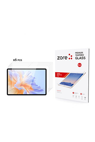 Cep Plus واقي شاشة من الزجاج المقوى لجهاز Honor Pad V9 Zore 5in1 - شفاف