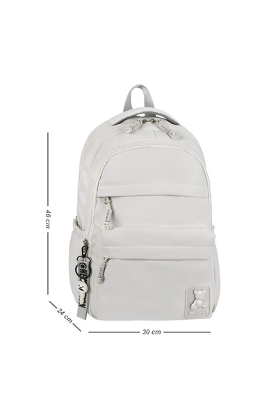 Alanç Gift Ultra-Luxury Korean Style Unisex Middle School, High School Schoolbag Backpack with Hidden Security Pocket