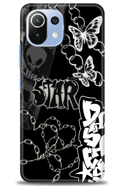 kılıfevreni غطاء متوافق مع هاتف Xiaomi Mi 11 Lite A+ Plus غطاء HD مطبوع - غطا...