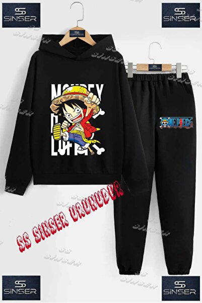 SS SİNSER Set de trening cu hanorac imprimat pentru copii, unisex, cu textul ...