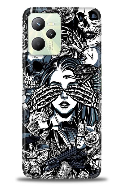 kılıfevreni غطاء متوافق مع هاتف Realme C35 A+ Plus غطاء HD مطبوع - غطاء من ال...