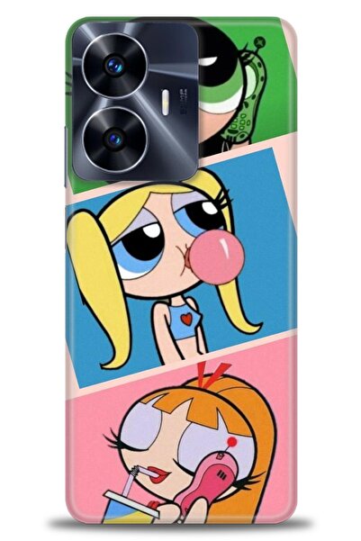 realme حافظة A+ Plus متوافقة مع شبكة الجيل الرابع C55 + واقي شاشة من السيرامي...