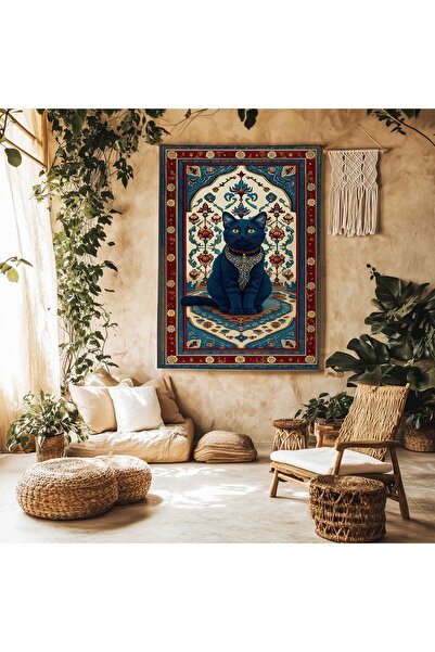 Else Dekor Ethnic Cat Pattern Wall Cloth Wall Tapestry Wall Tapestry