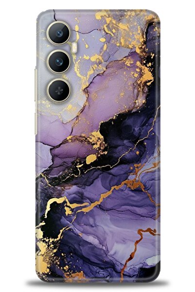 realme حافظة A+ Plus متوافقة مع شبكة الجيل الرابع C65 + واقي شاشة سيراميك غير...