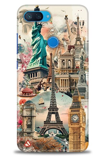 kılıfevreni غطاء متوافق مع هاتف Xiaomi Mi 8 Lite A+ Plus HD مطبوع - غطاء سيلي...