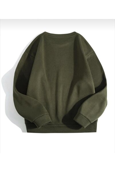 LAPS Women's Khaki Los Angeles Oversize Sweatshirt