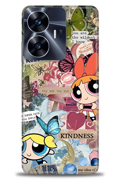 realme Realmi C55 4G Uyumlu A+ Plus Kılıf + SERAMİK KIRILMAZ EKRAN KORUYUCU -...