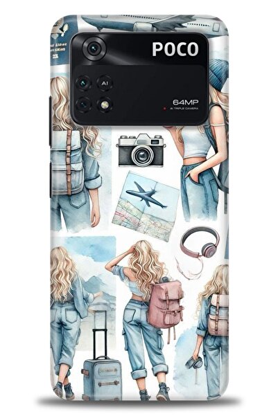 kılıfevreni جراب متوافق مع هاتف Xiaomi Poco M4 Pro 4G A+ Plus + واقي شاشة سير...