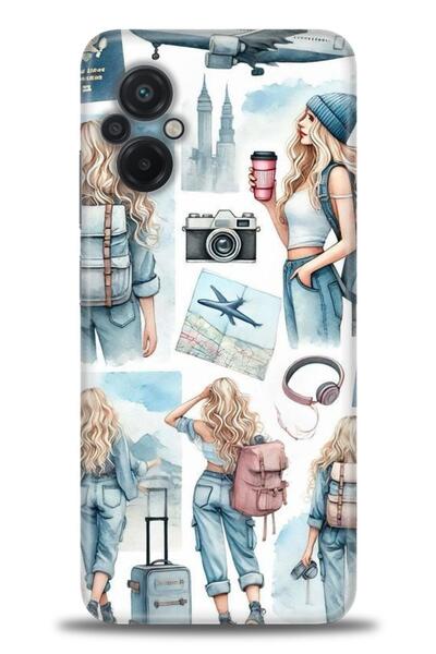 kılıfevreni غطاء متوافق مع هاتف Xiaomi Poco M5 A+ Plus غطاء HD مطبوع - غطاء م...