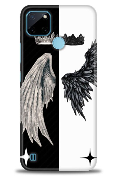 realme حافظة متوافقة مع A+ Plus + واقي شاشة من السيراميك غير قابل للكسر - 145