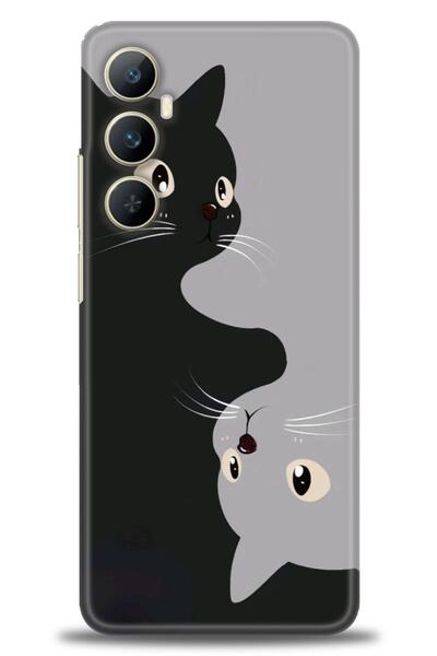 realme حافظة A+ Plus متوافقة مع شبكة الجيل الرابع C65 + واقي شاشة سيراميك غير...