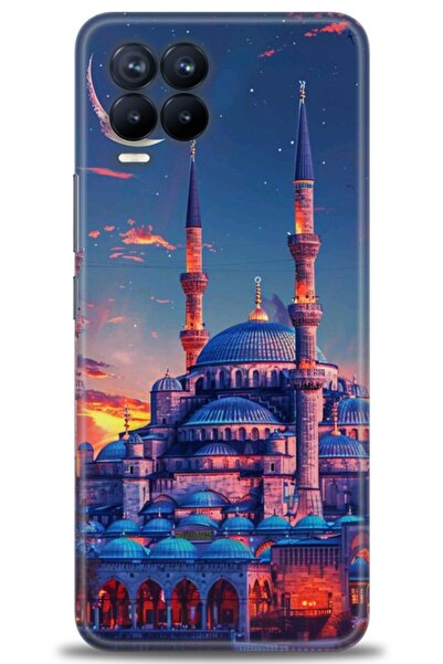 realme حافظة A+ Plus متوافقة مع 8 Pro + واقي شاشة سيراميك غير قابل للكسر - 227