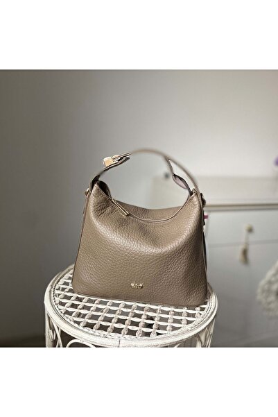 Zea Geanta Cross Strap Lucrata Manual Piele Naturala