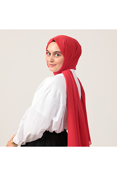 ipekistanbul Chiffon Shawl - Red