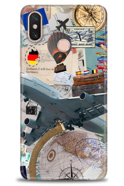 kılıfevreni حافظة متوافقة مع هاتف Xiaomi Mi Max 3 + واقي شاشة من السيراميك غي...