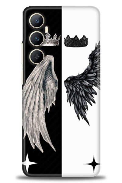 realme حافظة A+ Plus متوافقة مع شبكة الجيل الرابع C65 + واقي شاشة سيراميك غير...