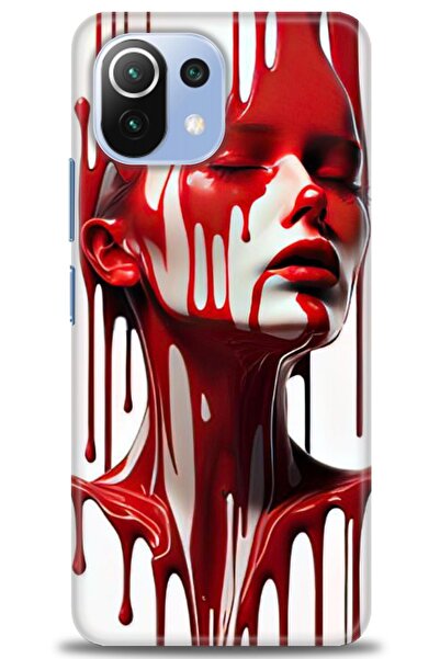 kılıfevreni غطاء متوافق مع هاتف Xiaomi Mi 11 Lite A+ Plus غطاء HD مطبوع - غطا...