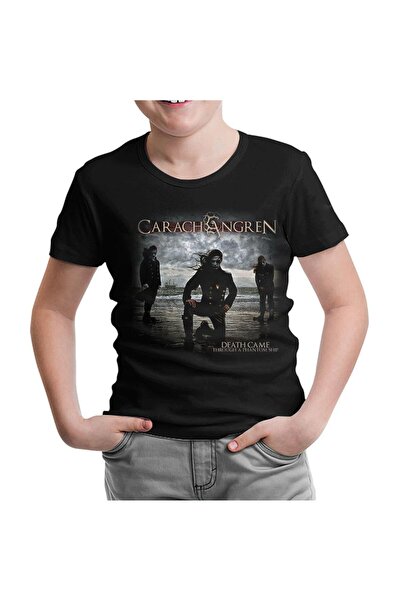 Lord T-Shirt تي شيرت كاراش أنجرين - فانتوم شيب للأطفال باللون الأسود