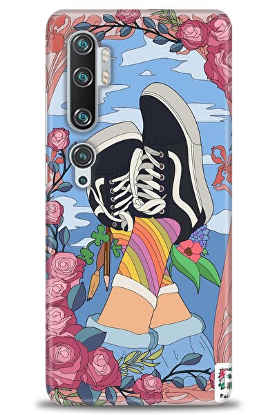 kılıfevreni حافظة متوافقة مع هاتف Xiaomi Mi Note 10 + واقي شاشة من السيراميك ...