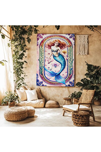 Else Dekor Mermaid Pattern Wall Cloth Wall Tapestry Wall Tapestry