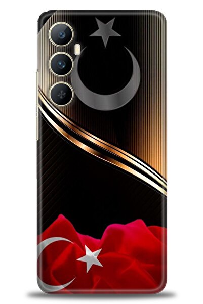 realme حافظة A+ Plus متوافقة مع شبكة الجيل الرابع C65 + واقي شاشة سيراميك غير...