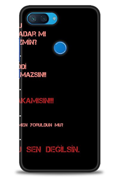 kılıfevreni غطاء متوافق مع هاتف Xiaomi Mi 8 Lite A+ Plus HD مطبوع - غطاء من ا...