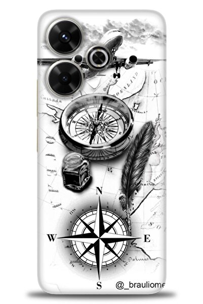 kılıfevreni جراب متوافق مع هاتف Xiaomi Redmi 13 4G A+ Plus + واقي شاشة سيرامي...