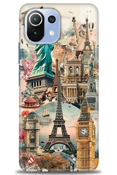 kılıfevreni غطاء متوافق مع هاتف Xiaomi Mi 11 Lite A+ Plus غطاء HD مطبوع - غطا...