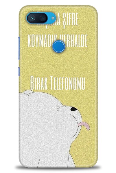 kılıfevreni غطاء متوافق مع هاتف Xiaomi Mi 8 Lite A+ Plus غطاء HD مطبوع - غطاء...