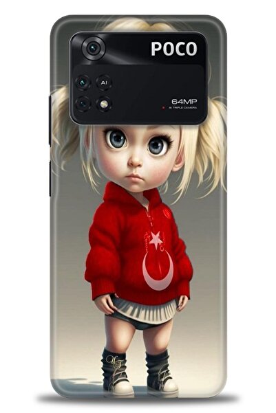 kılıfevreni حافظة متوافقة مع هاتف Xiaomi Poco M4 Pro 4G + واقي شاشة من السيرا...