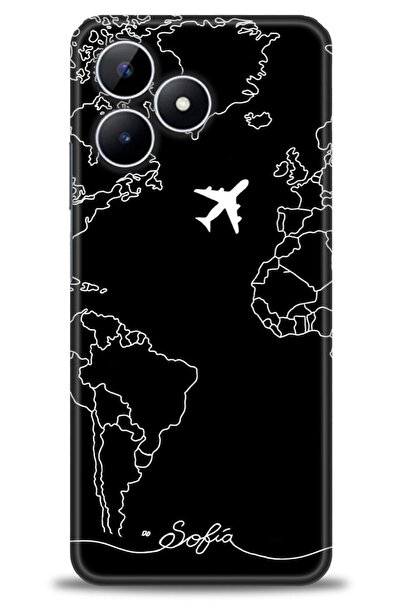 realme حافظة متوافقة مع نوت 50 + واقي شاشة سيراميك غير قابل للكسر - 382