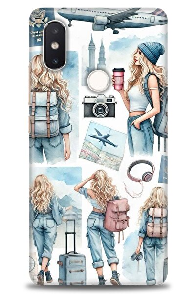 kılıfevreni حافظة متوافقة مع هاتف Xiaomi Mi 8 SE + واقي شاشة من السيراميك غير...